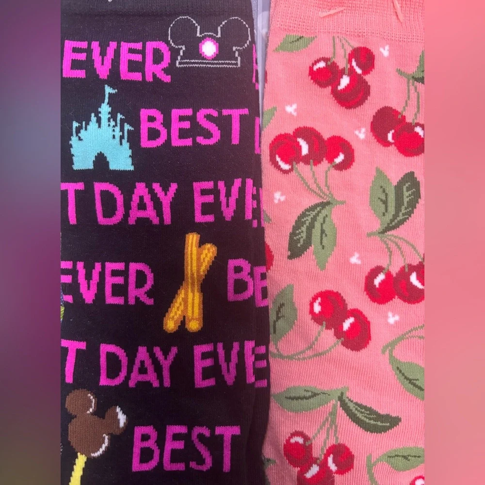 Disney‎ Parks Graphic Socks Bundle NEW